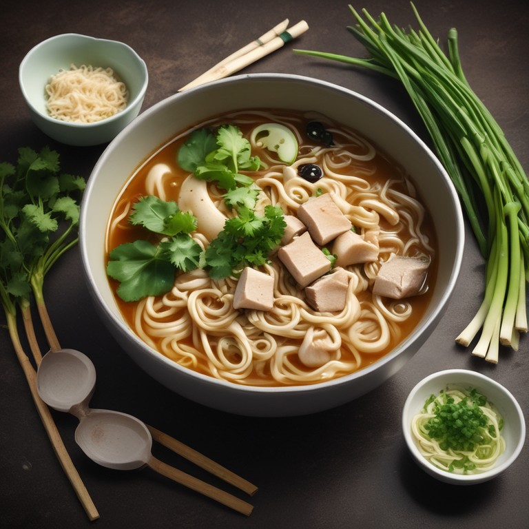 Asiatische Nudelsuppe