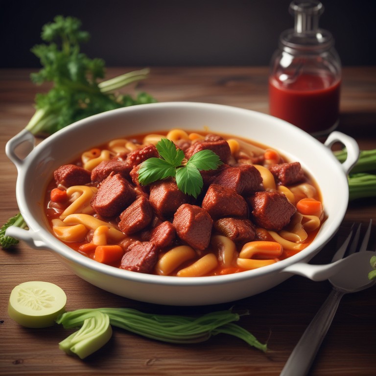 Ragoût de Viande Hachée aux Légumes