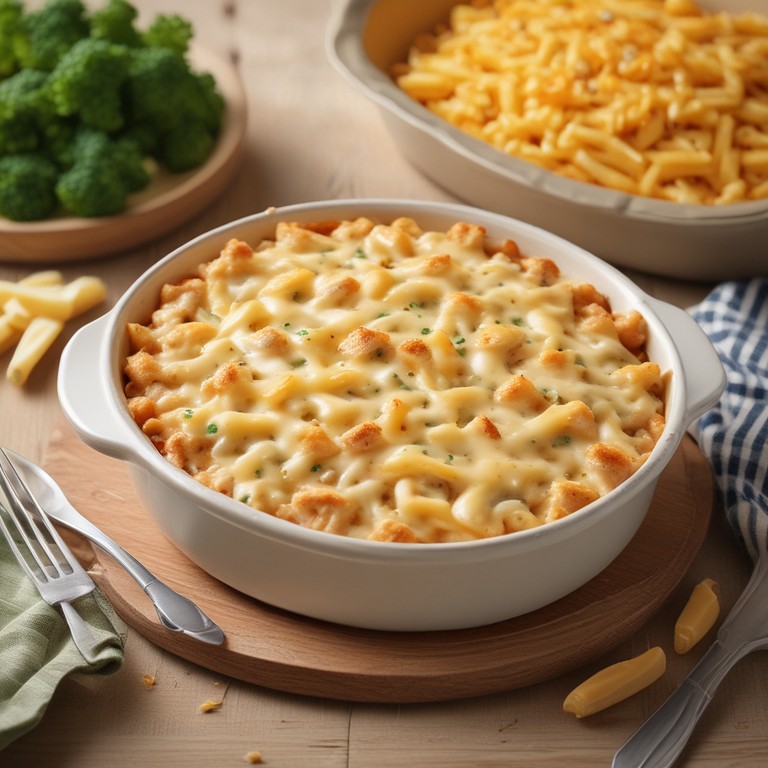 Creamy Chicken Macaroni Casserole