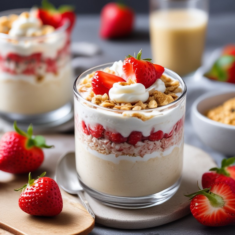 Strawberry Cheesecake Overnight Oats