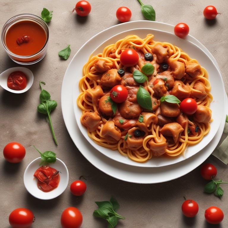 Spicy Buffalo Tomato Pasta