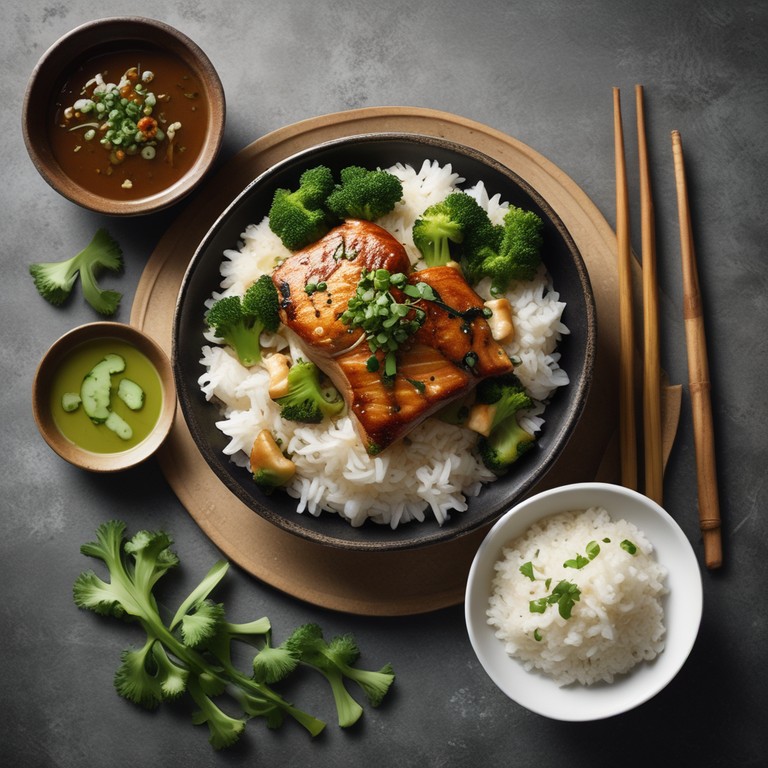 Asiatischer Fisch mit Brokkoli