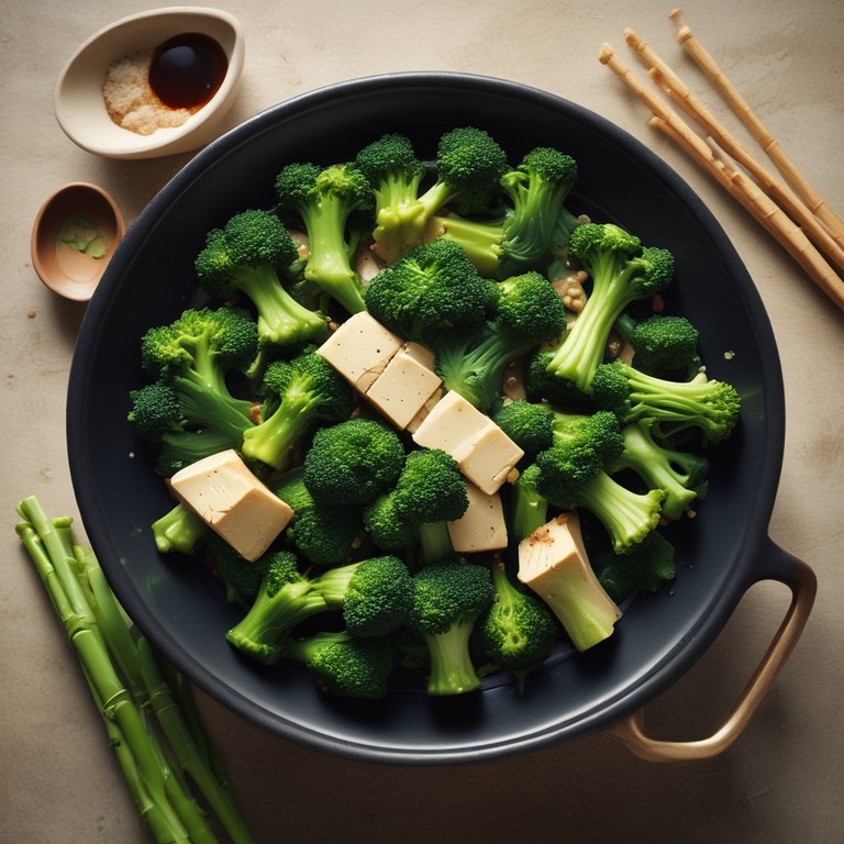 Asiatisches Brokkoli-Gericht