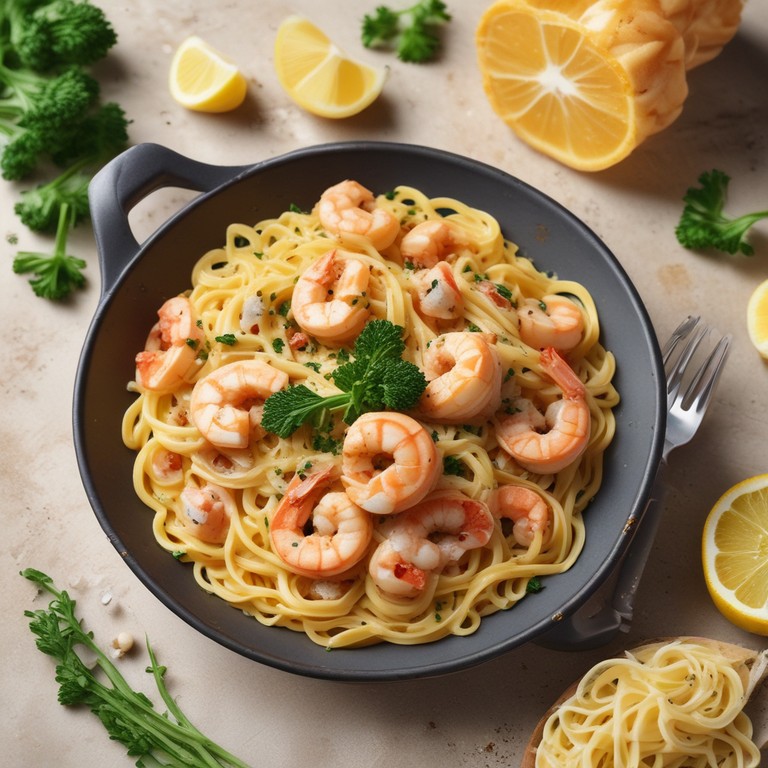 Garlic Butter Shrimp Pasta