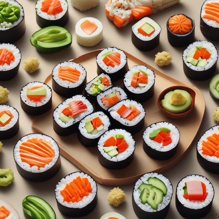 Vegetarisches Sushi