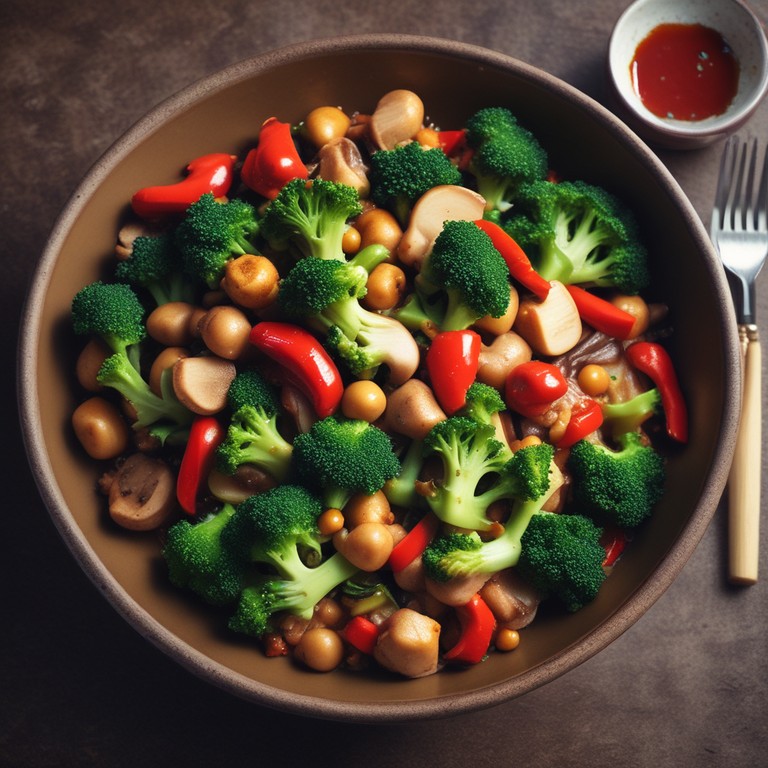 Vegetarische Brokkoli-Pfanne