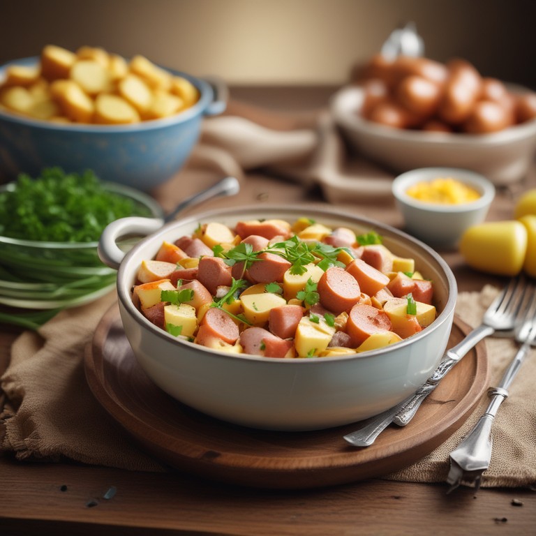 Kartoffelsalat mit Wiener Würstchen