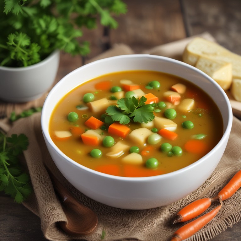 Klassische Gemüsesuppe