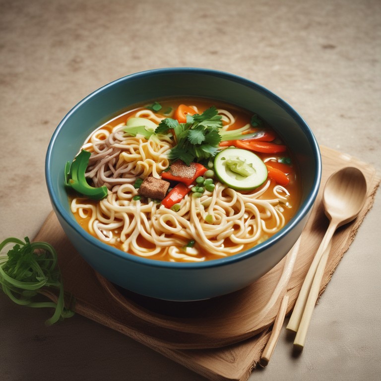 Asiatische Nudelsuppe