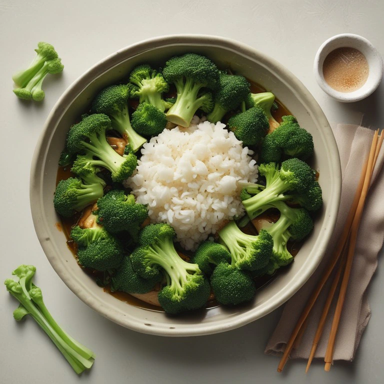 Asiatisches Brokkoli-Gericht
