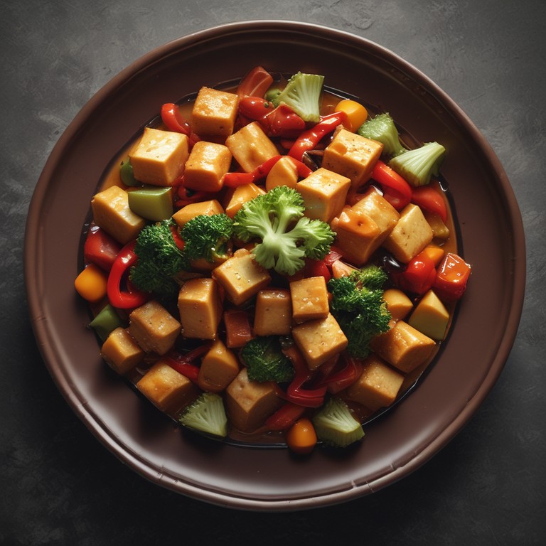 Knuspriges Gemüse in süß-saurer Sauce