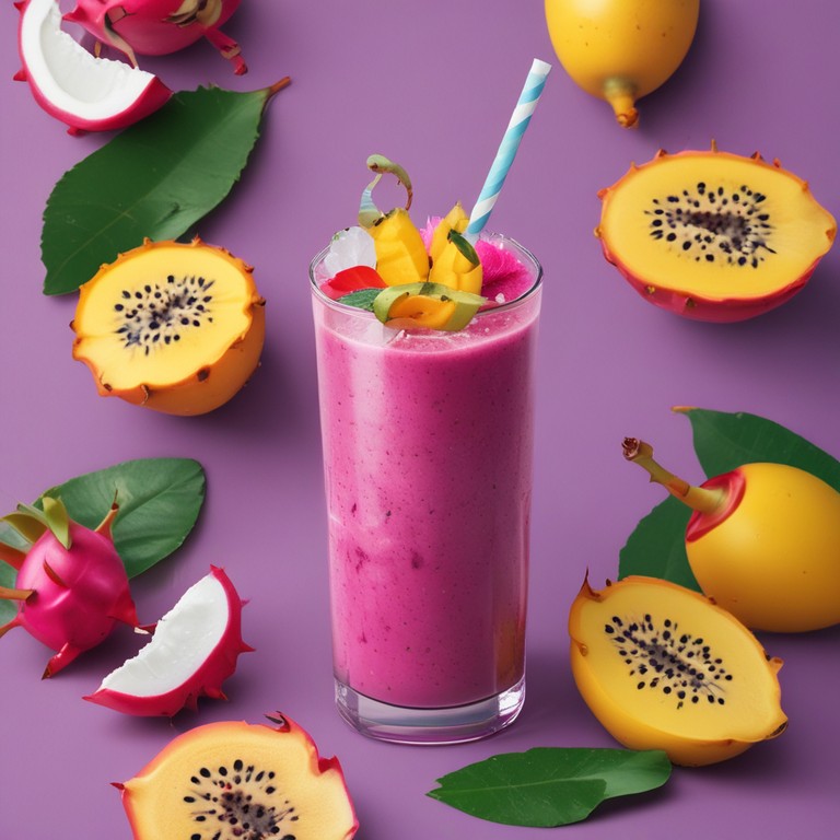 Tropical Coconut Dragon Fruit Refresher