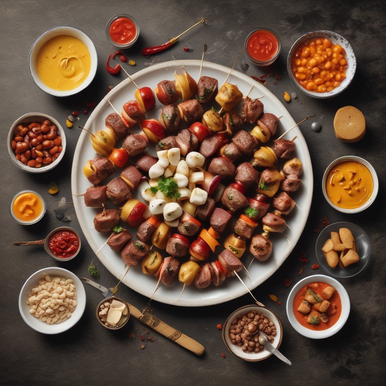 Savory and Sweet Fusion Skewers