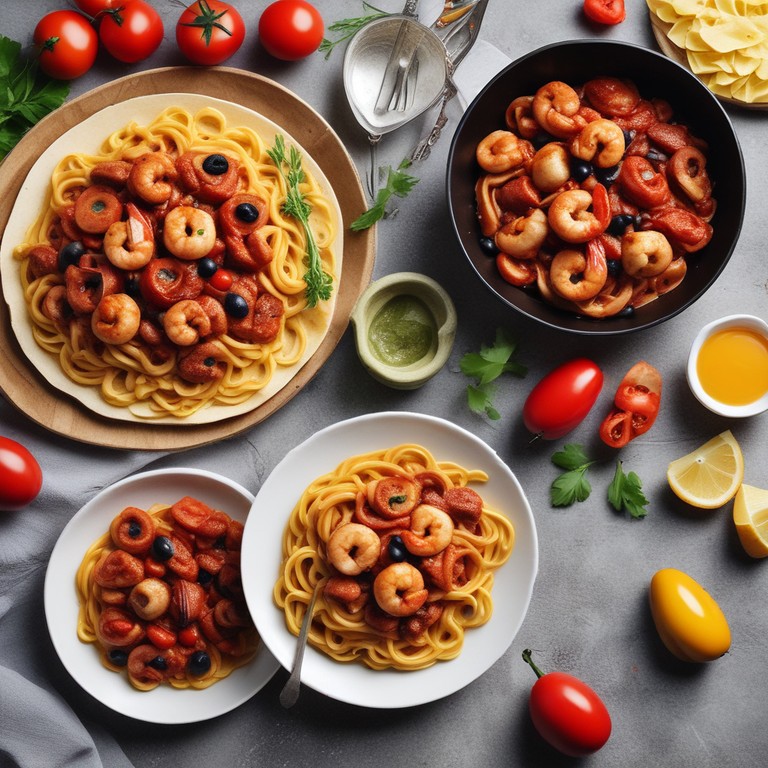 Spicy Cajun Chorizo and Shrimp Pasta