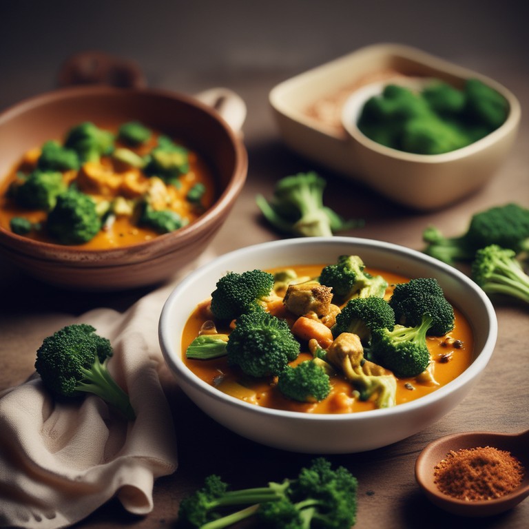 Einfaches indisches Brokkoli-Curry