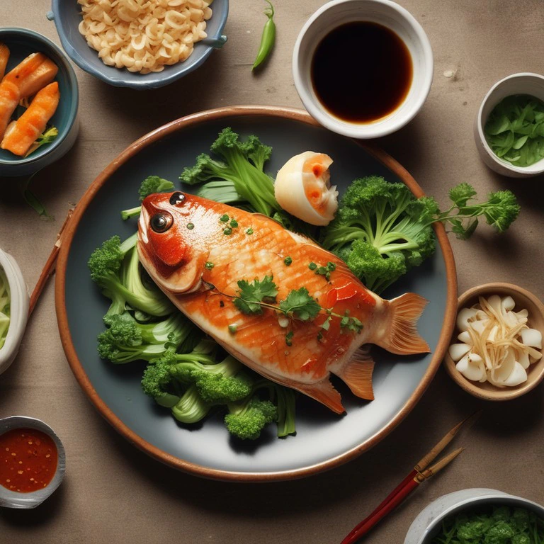Asiatischer Gebratener Fisch