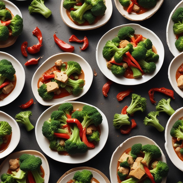 Asiatische Brokkoli-Tapas