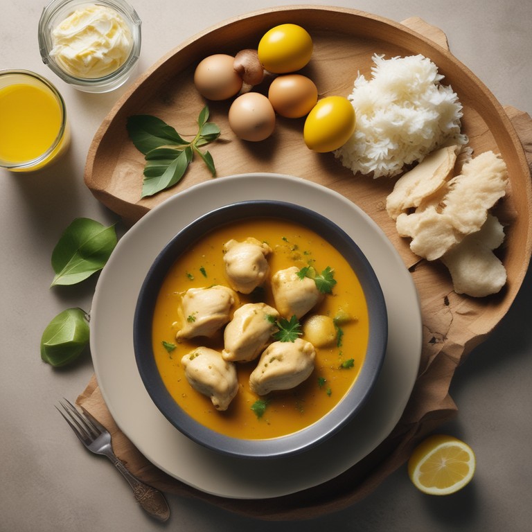 Frango ao Curry com Molho de Coco