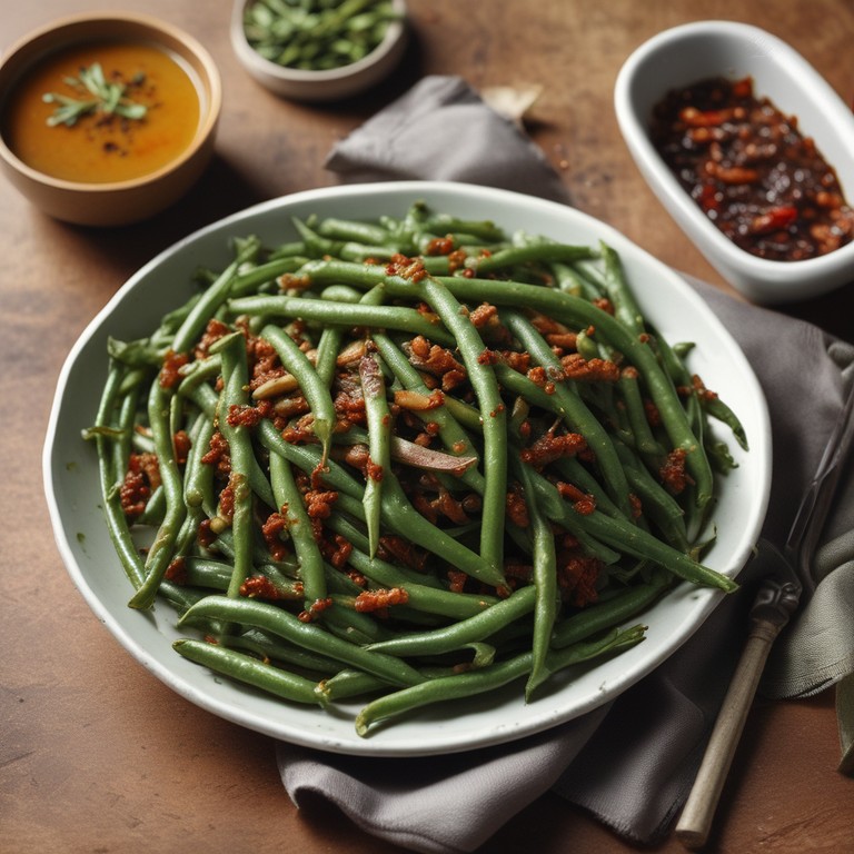 Knusprige Stangenbohnen mit würziger Marinade - Mr. Cook