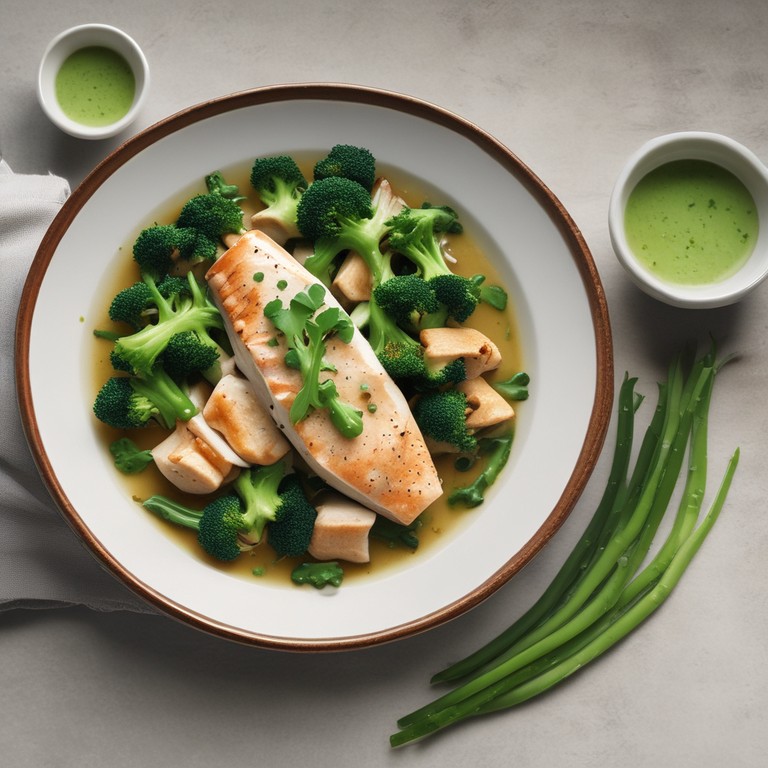 Asiatischer Fisch mit Brokkoli