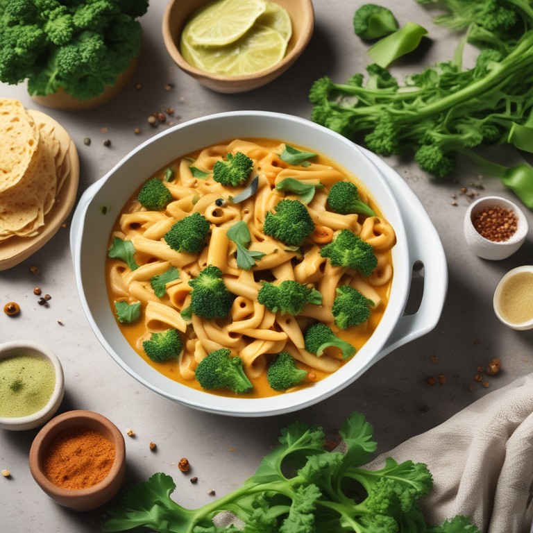 Brokkoli Pasta Curry