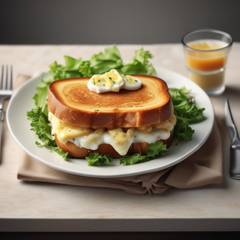 Gegrillter Käse mit Kartoffelsalat