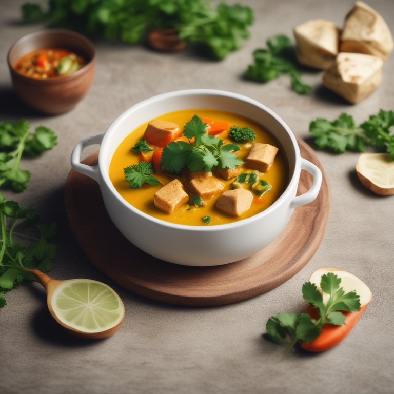 Vegetarisches Curry ohne Tomaten