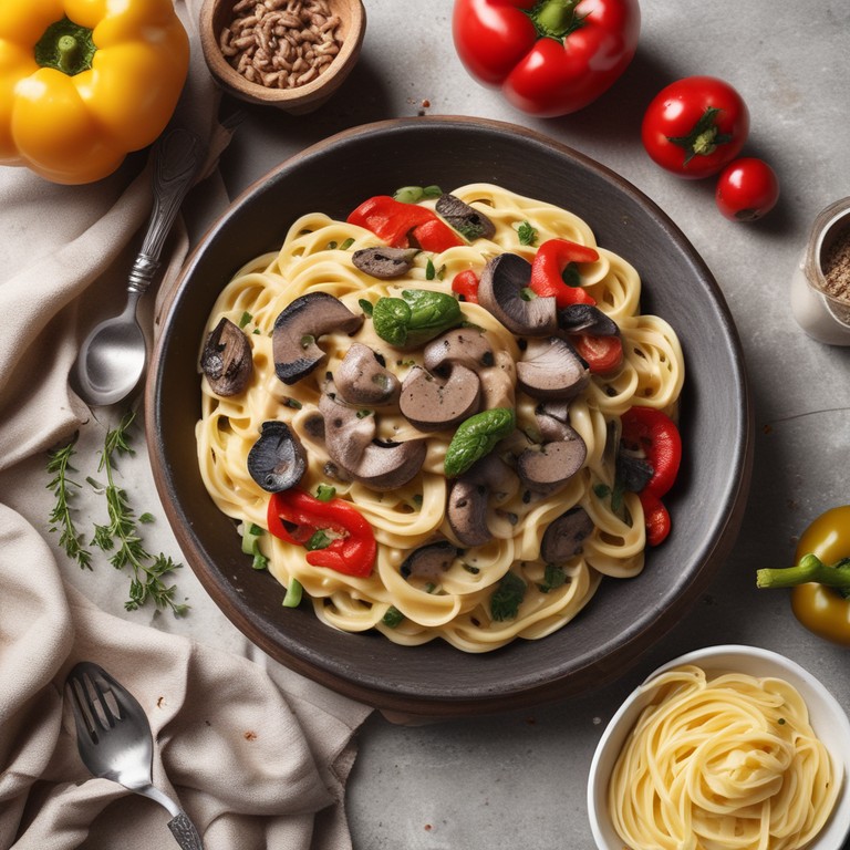 Creamy Portobello Mushroom Pasta