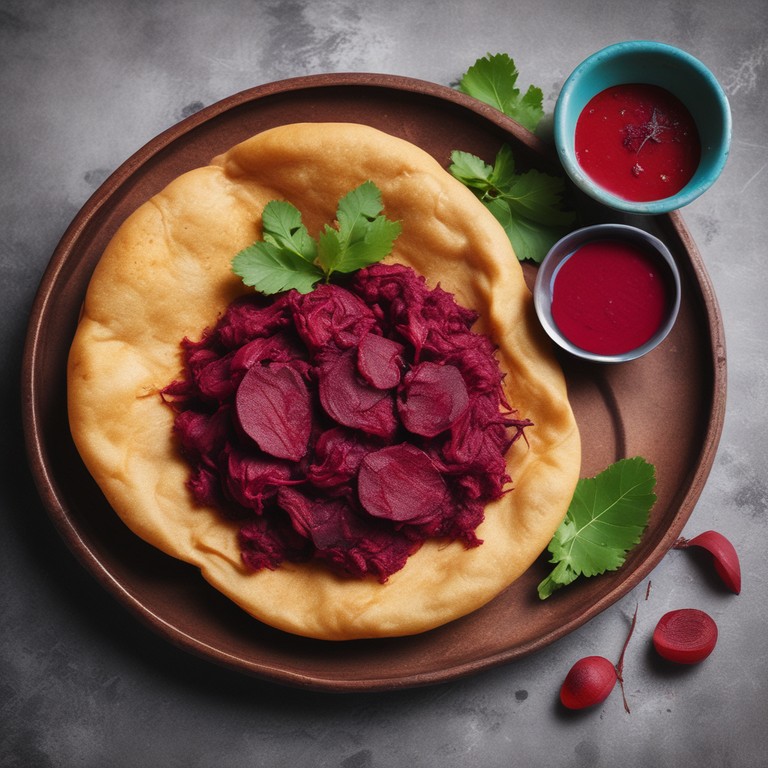 Beetroot Poori