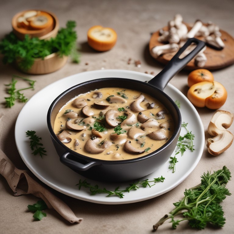 Creamy Mushroom Sauce - Mr. Cook