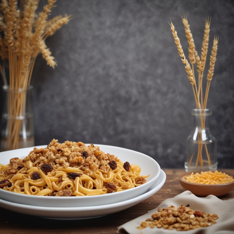Pasta con Granola y Maizena Aroma de Trigo