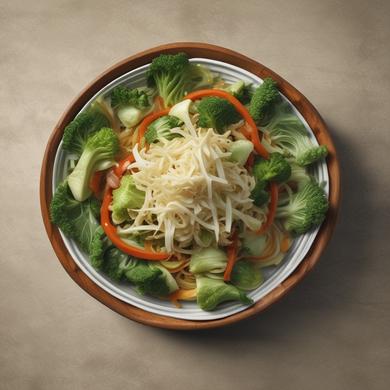 Salteado de Repollo y Verduras