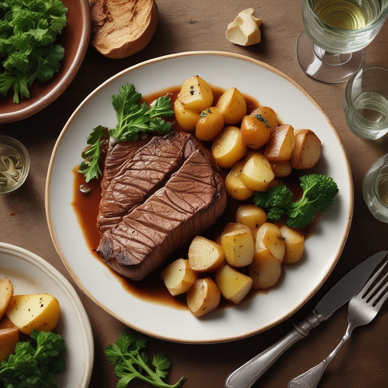 Butter Steak and Potatoes