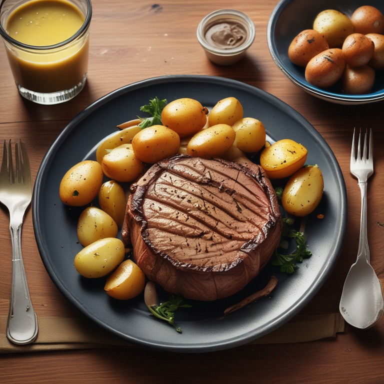 Butter Steak and Potatoes
