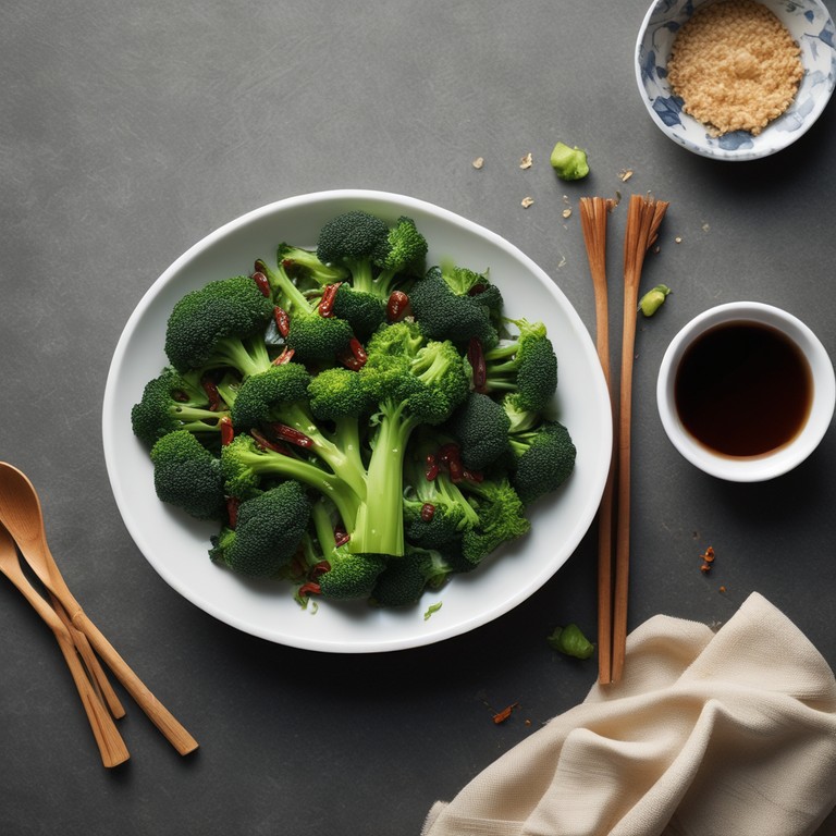 Asiatisches Brokkoli-Gericht