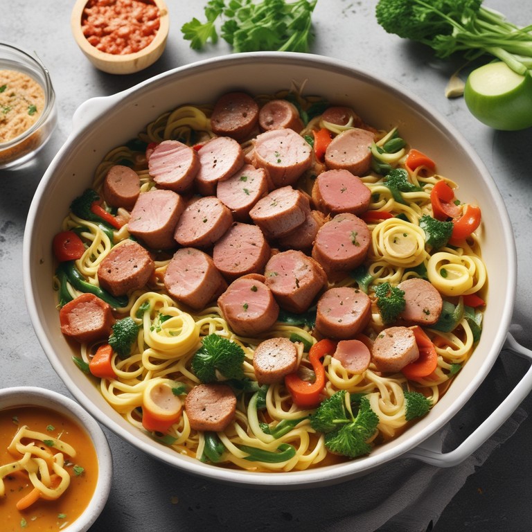 Thunfisch-Zucchini-Nudel-Pfanne
