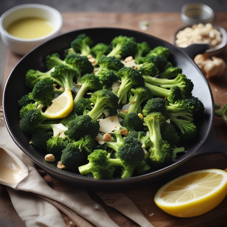 Einfaches Vegetarisches Brokkoli-Gericht