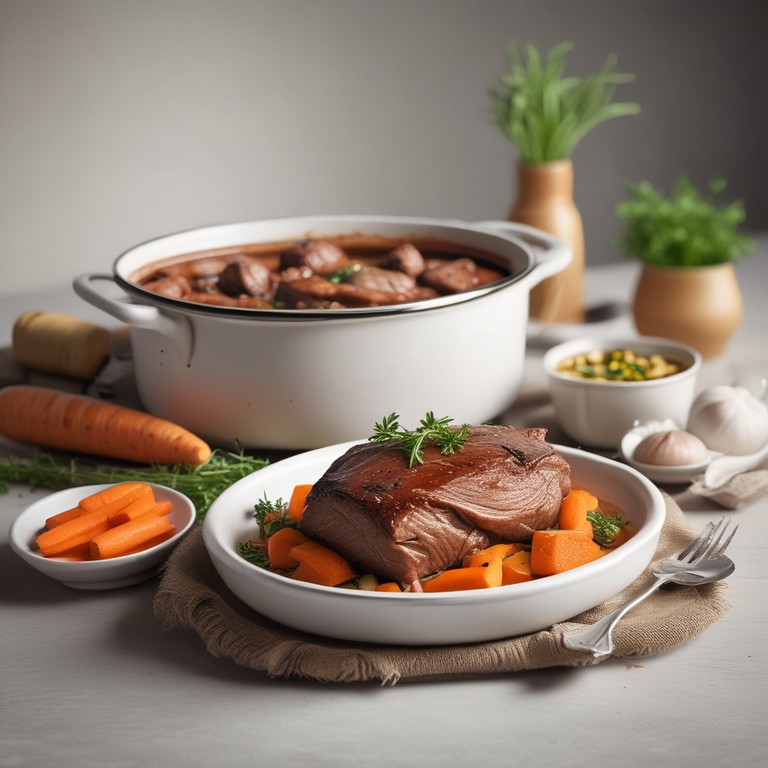 Jugo de Carne con Carne para Asar de Res