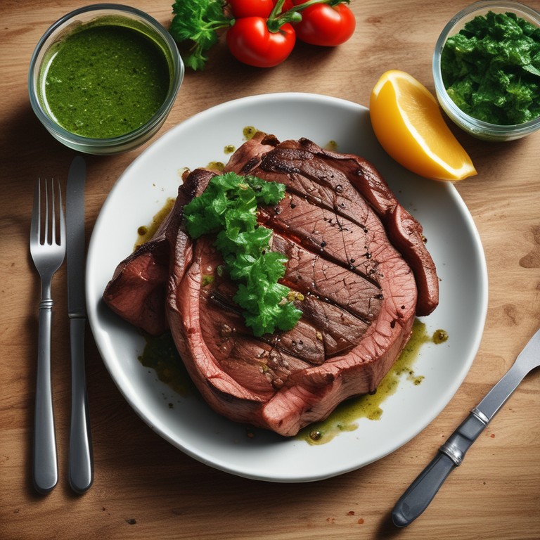 Bife de Boi com Chimichurri