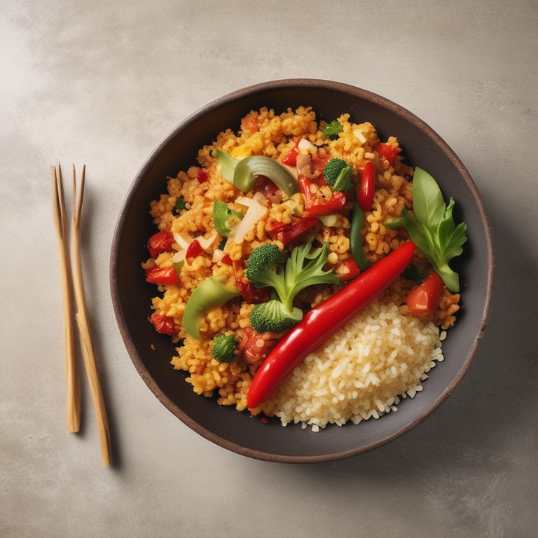 Spicy Millet Stir-Fry