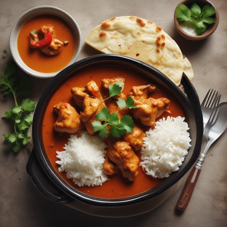 Scharfes Hähnchen-Curry