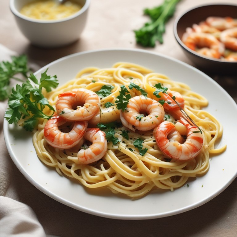Easy and Flavorful Garlic Butter Shrimp Pasta