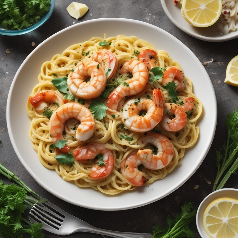 Easy and Flavorful Garlic Butter Shrimp Pasta