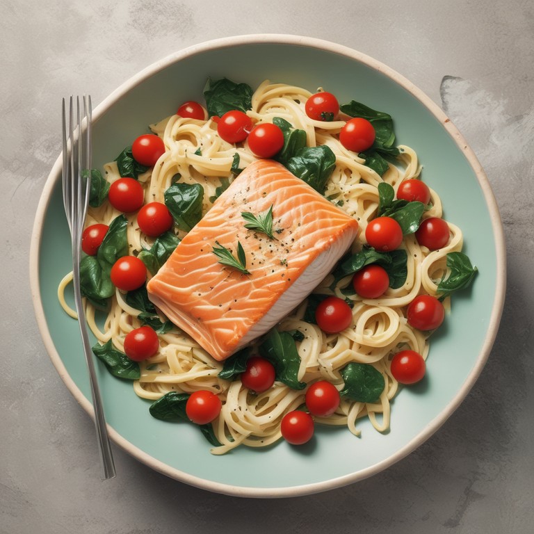 Healthy Salmon and Pasta Delight