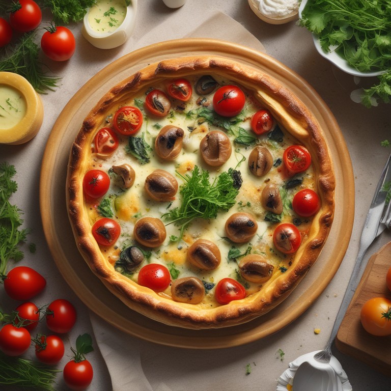 Gemüsequiche mit Blätterteig