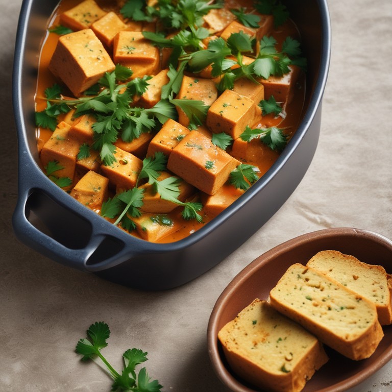 Curry Marinated Tofu