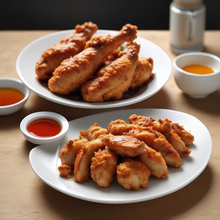 Knuspriges Hähnchen mit Sojasauce
