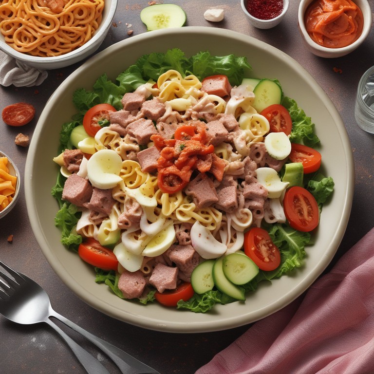 Savory Meat Pasta Salad