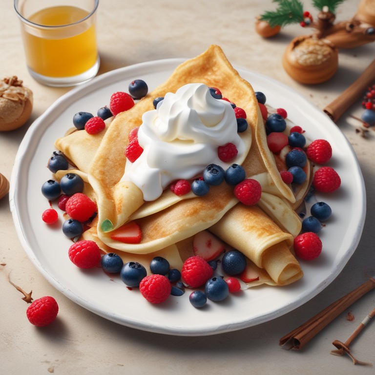 Festive Holiday Crepes