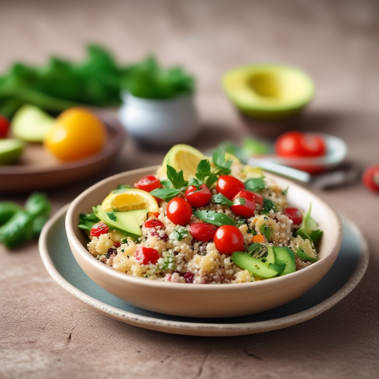Ensalada de Quinoa y Vegetales